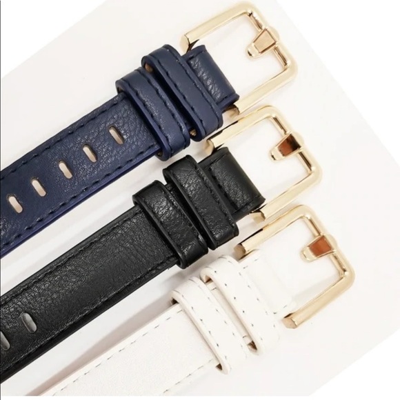 Leather Belt Accessories Set 3 Colors - Picture 6 of 6